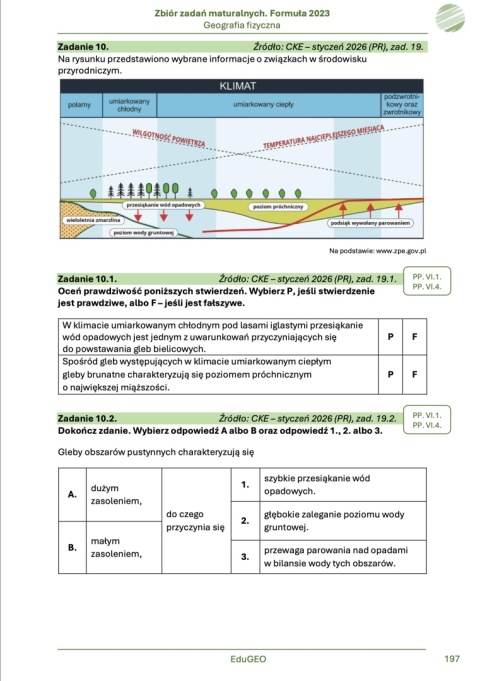 Geografia 1. Zbiór zadań maturalnych. Formuła 2023. Geografia fizyczna. wyd. 2. (e-Book, PDF)