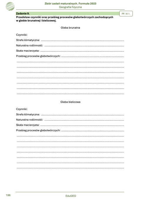 Geografia 1. Zbiór zadań maturalnych. Formuła 2023. Geografia fizyczna. wyd. 2. (e-Book, PDF)