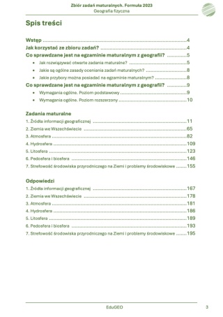 Geografia 1. Zbiór zadań maturalnych. Formuła 2023. Geografia fizyczna (e-Book)