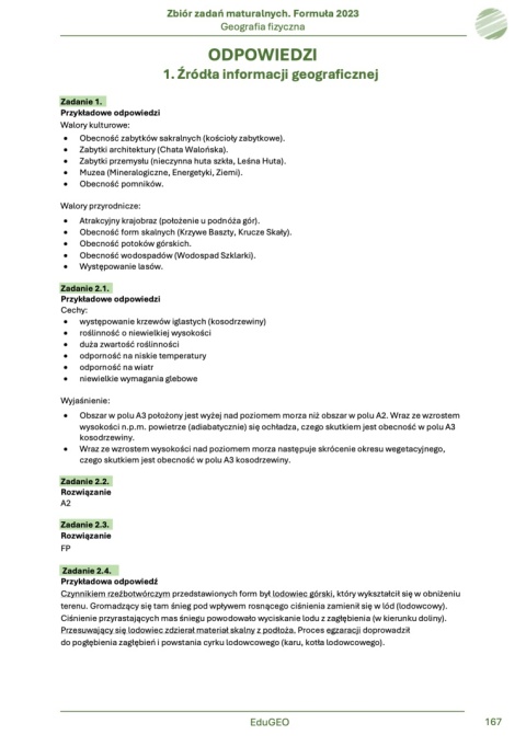 Geografia 1. Zbiór zadań maturalnych. Formuła 2023. Geografia fizyczna (e-Book)