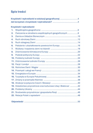 Krzyżówki i wykreślanki geograficzne. Klasa 6 (E-book, PDF)