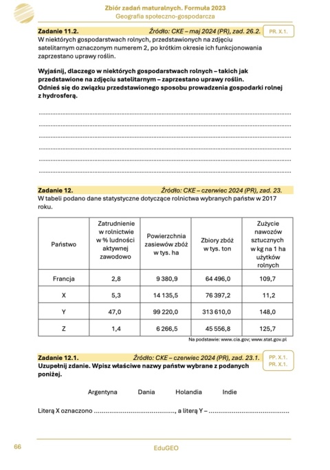Geografia 2. Zbiór zadań maturalnych. Formuła 2023. Geografia społeczno-gospodarcza (e-Book)