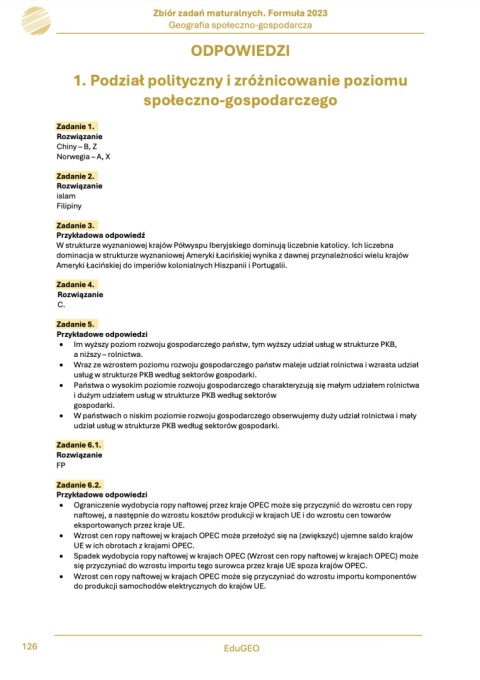 Geografia 2. Zbiór zadań maturalnych. Formuła 2023. Geografia społeczno-gospodarcza (e-Book)