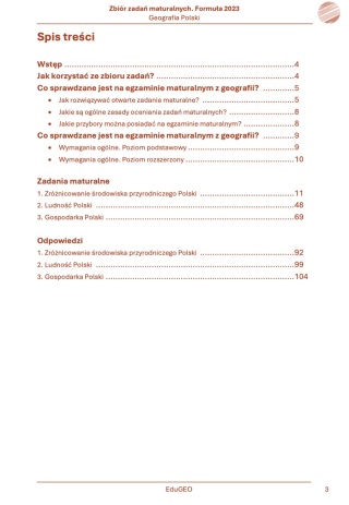 Geografia 3. Zbiór zadań maturalnych. Formuła 2023. Geografia Polski (e-Book)