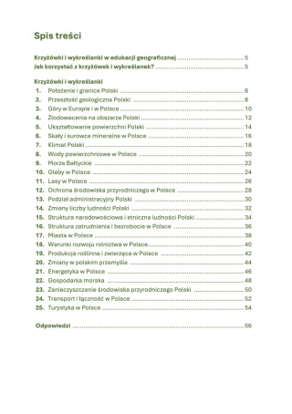 Krzyżówki i wykreślanki geograficzne. Klasa 7 (E-book, PDF)