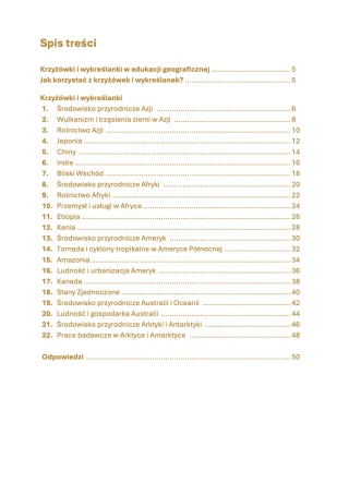 Krzyżówki i wykreślanki geograficzne. Klasa 8 (E-book, PDF)