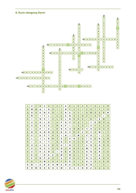 Krzyżówki i wykreślanki geograficzne dla szkoły ponadpodstawowej. Zakres podstawowy. Klasa 1 (E-book, PDF)